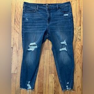 Hollister High Rise Crop Super Skinny Jeans